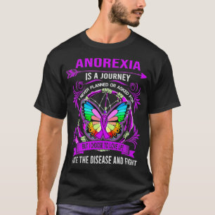 Camiseta Anoreia é uma jornada que nunca planejei