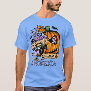 Camiseta anorexia Consciência retro-halloween assustador ab