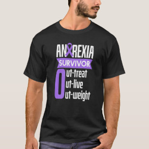 Camiseta Anorexia Sobrevivência Sobrevivente Sobrevivente C