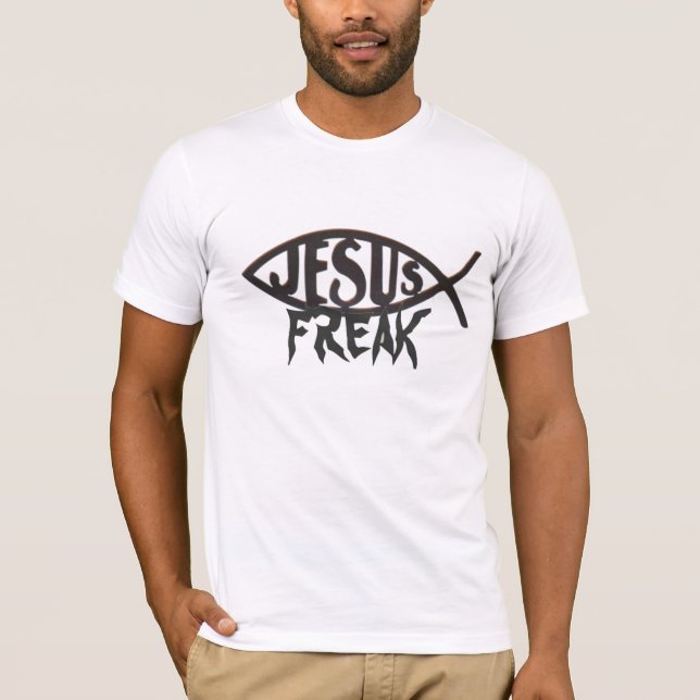 Camiseta Anormal branco de Jesus (Frente)