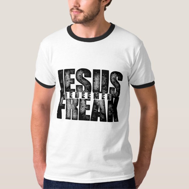 Camiseta Anormal de Jesus: Redeemed (Frente)