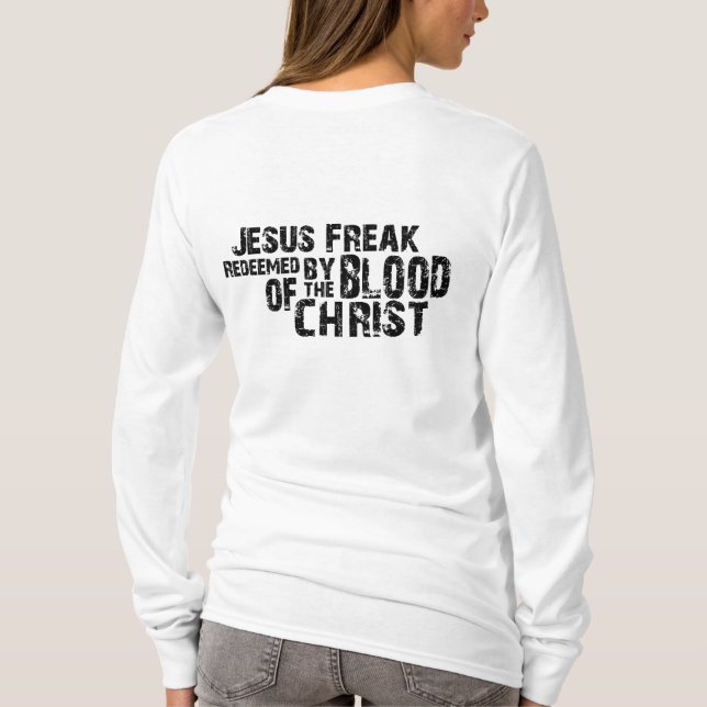 Camiseta Anormal de Jesus: Redeemed (Verso)