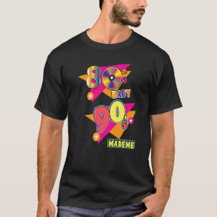 Camiseta anos 80 90 fez-me retro Vintage Boomer Birthd