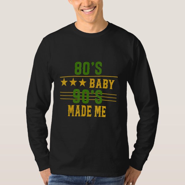 Camiseta anos 80 90 me fez sarcasmo (Frente)