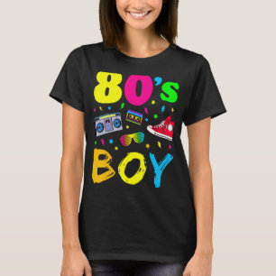 Camiseta anos 80 Festa de aniversário Costume Retro Vintage