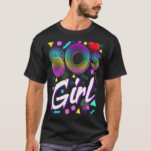 Camiseta anos 80 Festa de aniversário Costume Retro Vintage