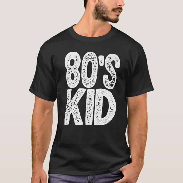 Camiseta anos 80 Kid Vintage - Parte 1 (Frente)