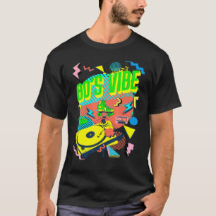 Camiseta anos 80 Vibe Este É O Meu anos 80 Figurino De Fest