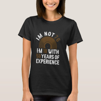 Camiseta Anos De Experiência - 76.º Aniversário Engraçado,