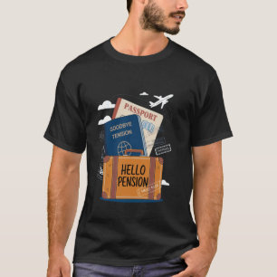 Camiseta Anos Dourados Divertidos Viajar Aproveitando a Vid