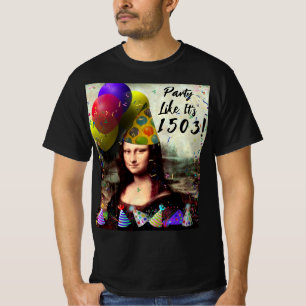 Camiseta Anos novos Mona Lisa