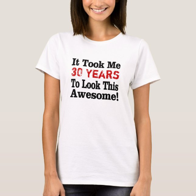 Camiseta Anos para Ficar Incrível! (Frente)