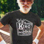 Camiseta Anos Personalizados de Aniversário do Rei Personal<br><div class="desc">Você pode mudar o estilo desta camisa escolhendo Mais > sob a opção de estilo. Ele pode ser personalizado na área fornecida ou personalizada escolhendo o clique para personalizar a opção e alterar o nome, as iniciais ou as palavras. Você também pode alterar a cor e o estilo do texto...</div>