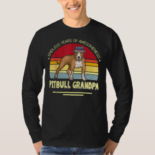 Camiseta Anos Sem Fim De Consciência Cão Pitbull Avô H
