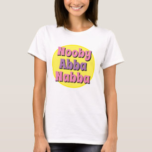 Camiseta Anos setenta Estilo Novidade Gráfico NOOBY ABBA NA