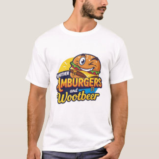 Camiseta Another Amburgers and Wootbeer Fun Logo