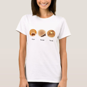 Camiseta Anpan,Hotteok,Camisa Pancake