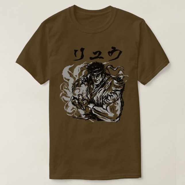 Camiseta Ansatsuken Warrior (Frente do Design)