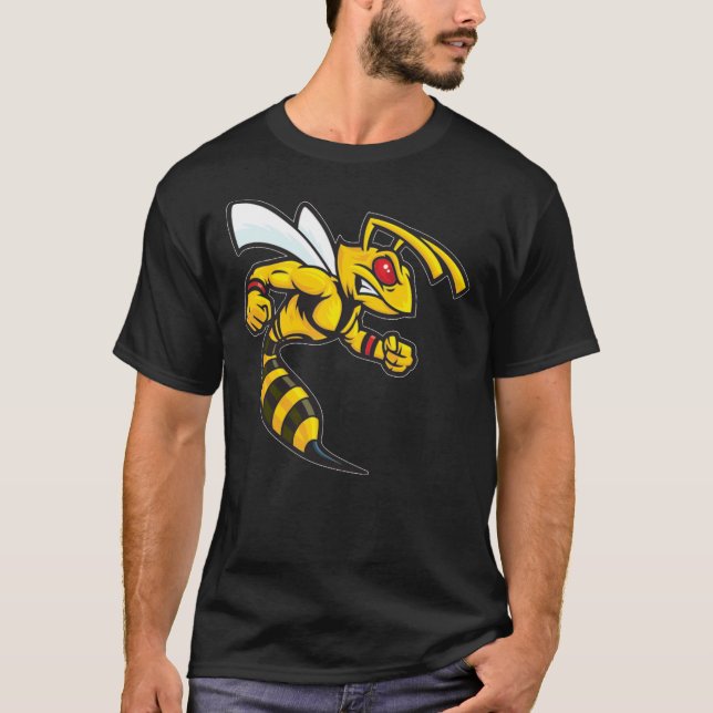 Camiseta Ansia Hornet Com Olhos Vermelhos (Frente)