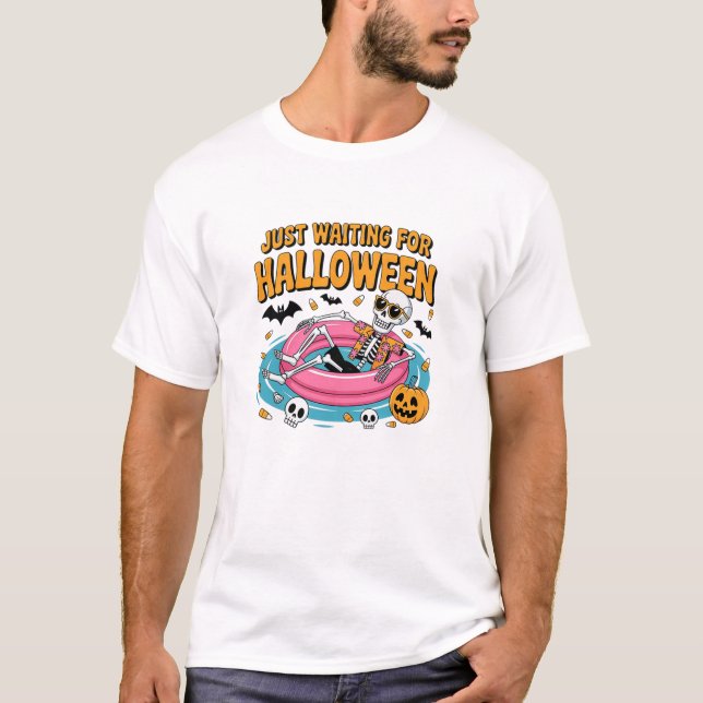Camiseta Ansiedade de Halloween no Verão (Frente)