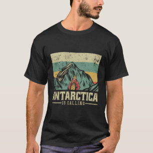 Camiseta Antártica Chama Exploradores De Iceberg