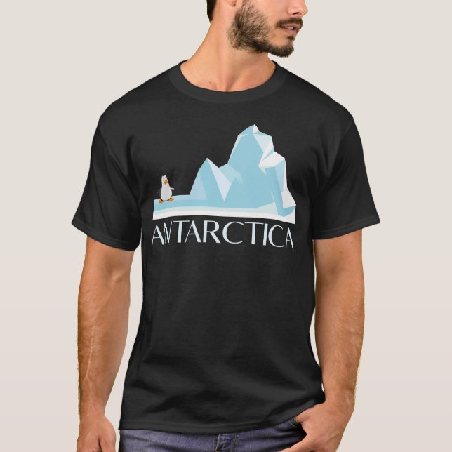 Camiseta Antártica Estava Lá Férias Antárticas (Frente)