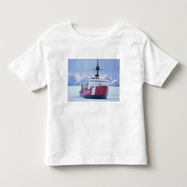 Camiseta Antártica, Ilha Ross, Estação McMurdo, USCG (Frente)