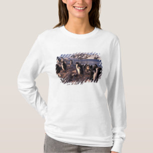 Camiseta Antártida, filhotes de pinguim Adelie
