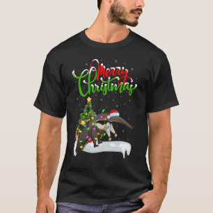 Camiseta Anteater Papais noeis de decoração de Natal Anteat