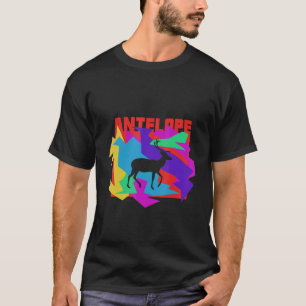 Camiseta Antelope Animal Mosaik Quebra-cabeça