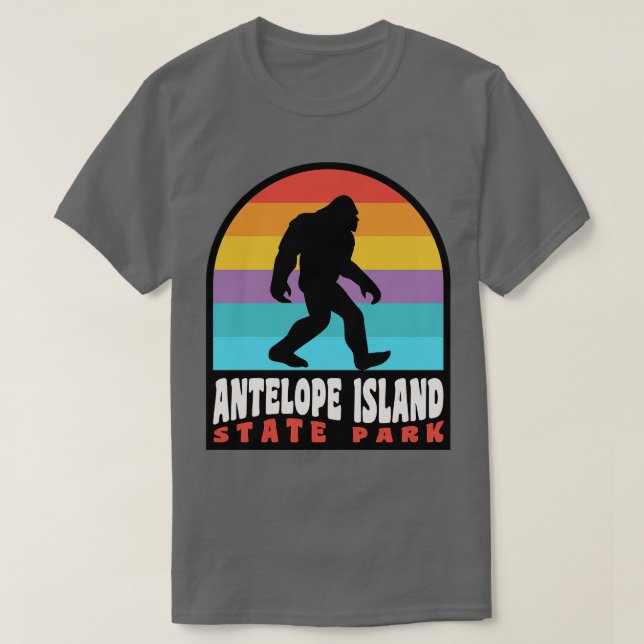 Camiseta Antelope Island Camping Salt Lake City Utah (Frente do Design)