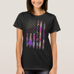 Camiseta Antena de Suporte à Sensibilização da Bandeira Ame