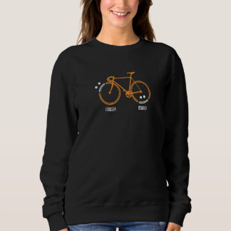 Camiseta Antes da corrida triste depois feliz Triatlo Cicli