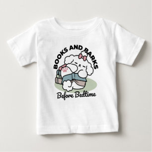 Camiseta Antes da hora de dormir com o meu pai - livro e cã