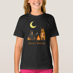 Camiseta Antes De Dormir Crianças