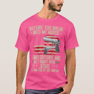 Camiseta Antes De Entrar Na Minha Casa, Jesus Cristo,