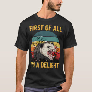 Camiseta Antes De Mais Nada Estou Uma Delícia Irritada