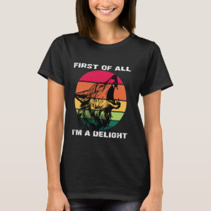 Camiseta Antes De Mais Nada Sou Um Delícia Gato Sarcástico