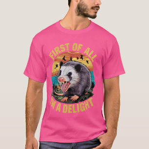 Camiseta Antes De Mais Nada Sou Um Delícia Vintage Sarcásti