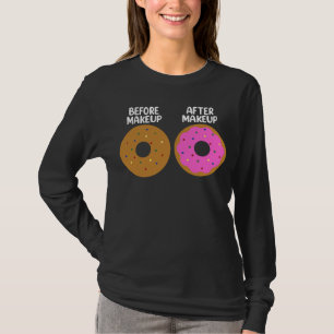Camiseta Antes De Maquietar O Artista Cosmetólogo Rosquinha