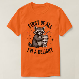 Camiseta Antes de Tudo, Sou uma Atitude de Guaxinim Encanta