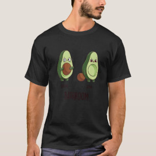 Camiseta Antes Depois Banheiro Amantes de Abacate Legal Fof