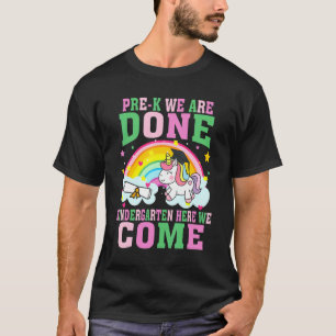 Camiseta Antes do K, terminamos o jardim de infância aqui.