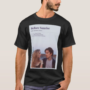 Camiseta Antes do Sunrise (1995) Richard Linklater Movie