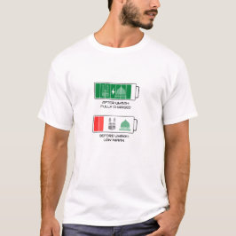 Camiseta Antes e depois de Umrah, eu consigo receber a cami