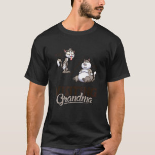 Camiseta Antes E Depois De Visitar O Gato Gato Gato Da Avó