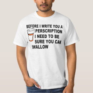 CAMISETA ANTES QUE EU ESCREVER UM PERSCRIPTION