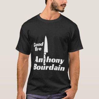 Camiseta Anthony Bourdain 61 anos, adeus