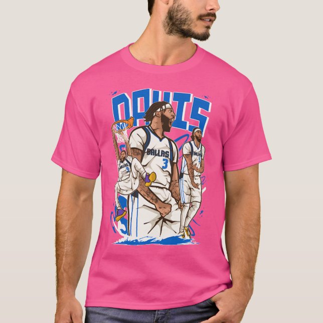 Camiseta Anthony Davis Dallas Cartoon (Frente)