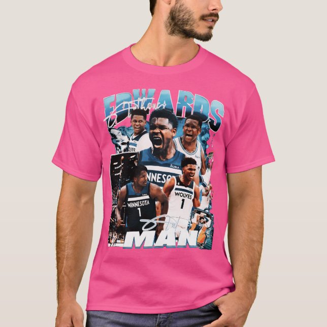 Camiseta Anthony Edwards Ant Man Vintage (Frente)